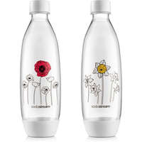 SODASTREAM SodaStream BO DUO FUSE 2x1l fehér 2 db-os szénsavasító virágos palack szett
