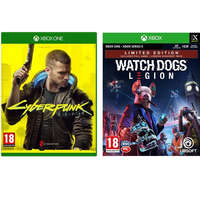 PRC Cyberpunk 2077 (magyar felirattal) + Watch Dogs Legion Limited Edition Xbox One/Series játékcsomag