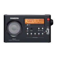 SANGEAN Sangean PR-D7PACKAGE B hordozható szintézeres AM/FM fekete táskarádió
