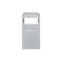 KINGSTON Kingston 64GB DataTraveler Micro USB3.2 A Ezüst (DTMC3G2/64GB) Flash Drive