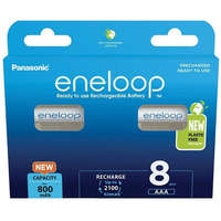 ENELOOP Panasonic Eneloop BK-4MCDE/8BE AAA 800mAh mikro ceruza akku 8db/csomag