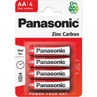 PANASONIC Panasonic RedZinc R6RZ/4BP AA/ceruza cink-mangán tartós elem 4 db/csomag