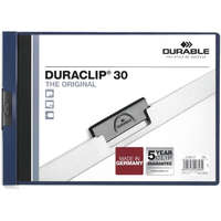 DURABLE Durable Duraclip A4 30lapos sötétkék fekvő clip-mappa