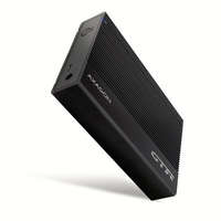 AXAGON Axagon EE35-GTR USB-C 3.2 Gen 1 SATA 6G 3,5" fekete HDD/SSD ház