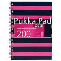 PUKKA PAD Pukka Pad Jotta Pad Navy Pink A4 200 oldalas vonalas spirálfüzet