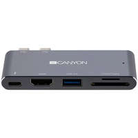 CANYON Canyon MacBook Thunderbolt 3 Multiport Dockibng Station 5-in-1 5-port Thunderbolt 3 Dual Port dokkoló szürke