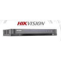 HIKVISION Hikvision DVR rögzítő - DS-7204HUHI-K1/P (4 port, 5MP/48fps, 2MP/100fps, H265+, 1x Sata, Audio, I/O, PoC)