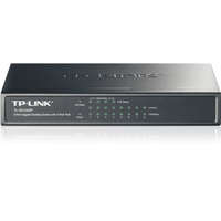 TP-LINK TP-Link Switch PoE - TL-SG1008P (8 port 1Gbps; 8/4 af PoE port; 55W)