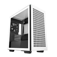 DEEPCOOL DeepCool Számítógépház - CH370 WH (fekete, ablakos, 1x12cm ventilátor, Mini-ITX / Micro-ATX, 2xUSB3.0)