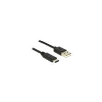DELOCK Delock Kábel - 83600 (USB Type-C -> USB-A 2.0, Max.: 480 Mb/s, fekete, 1m)