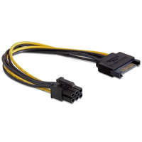 DELOCK Delock Kábel - 82924 (SATA 15 pin -> 6 pin PCI Express)