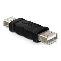 DELOCK Delock Átalakító - 65012 (USB-A - USB-A, anya/anya, fekete)