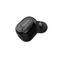 SNOPY Snopy Fülhallgató Vezeték Nélküli - SN-BT155 Black (Bluetooth v4.0, mikrofon, fekete, 1 fülhallgató!)