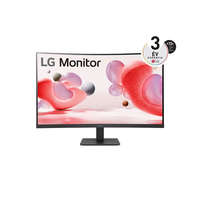 LG MON LG Ívelt VA monitor 31.5" 32MR50C-B, 1920x1080, 16:9, 250cd/m2, 5ms, 2xHDMI/VGA