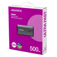 ADATA ADATA SSD Külső USB 3.2 500GB SE880 Elite, Szürke