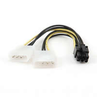 Gembird Gembird CC-PSU-6 Internal power adapter cable for PCI-Express 6 pin to Molex x 2 pcs