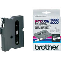 Brother Brother TX-211 Laminált P-touch szalag (6mm) Black on White - 15m