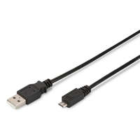  Assmann USB 2.0 connection cable, type A - micro 3m Black
