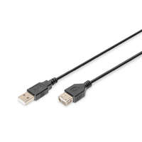  Assmann USB extension cable, type A 1,8m Black