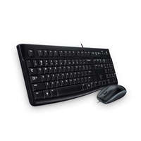  Logitech MK120 USB billentyűzet + egér Black HU