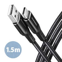 AXAGON AXAGON BUCM-AM15AB HQ USB-C USB-A Cabel 1,5m Black
