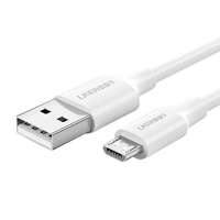 UGREEN UGREEN USB-Micro USB kábel, QC 3.0, 2.4A, 1.5m (fehér)