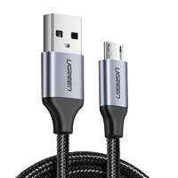 UGREEN UGREEN USB-Micro USB kábel, QC 3.0, 2.4A, 1m (fekete)