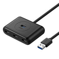 UGREEN UGREEN USB 4 az 1-ben USB 3.0 hub 0,5 m (fekete)