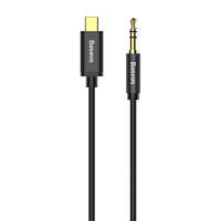 Baseus Baseus Yiven USB-C - 3,5 mm-es mini jack audio kábel, 1,2 m (fekete)