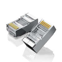 UGREEN UGREEN RJ45 Ethernet fém csatlakozó, 8P / 8C, Cat.6, UTP (10db)