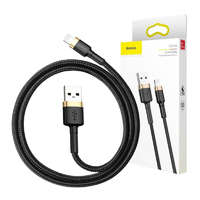 Baseus USB Lightning Baseus Cafule 2A 3 m-es kábel (arany-fekete)