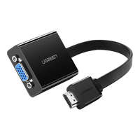UGREEN UGREEN MM103 HDMI-VGA adapter, 16 cm (fekete)