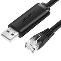UGREEN UGREEN CM204 konzol kábel USB - RJ45 hálózati eszközökhöz, 1,5m (fekete)