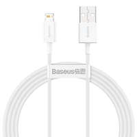 Baseus USB-kábel a Lightning Baseus Superior sorozathoz, 2,4A, 1,5 m (fehér)