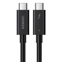UGREEN UGREEN US501 USB-C-USB-C kábel, Gen3, 100 W, 4K, 0,8 m (fekete)