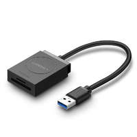UGREEN UGREEN USB adapter kártyaolvasó SD, microSD (fekete)