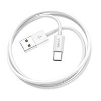 Vipfan USB és USB-C kábel Vipfan X03, 3A, 1m (fehér)