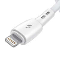 Vipfan USB és Lightning kábel Vipfan Racing X05, 3A, 1m (fehér)