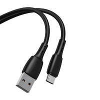 Vipfan USB és USB-C kábel Vipfan Racing X05, 3A, 1m (fekete)