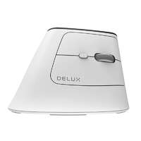 Delux Delux MV6 Vezeték nélküli vertikális egér, DB BT+2.4G (fehér)