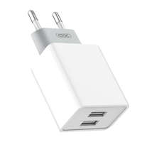 XO XO L65 wall charger, 2x USB + USB cable (white)