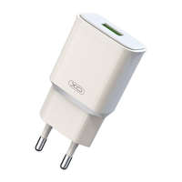 XO Wall charger XO L92D, 1x USB, 18W, QC 3.0 (white)