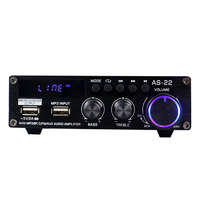 BlitzWolf Blitzwolf AS-22 audio amplifier, 45W, Bluetooth 5.0, USB + remote control (black)