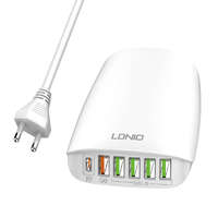 LDNIO LDNIO A6573C EU 5USB, USB-C 65W Wall charger + Power cord