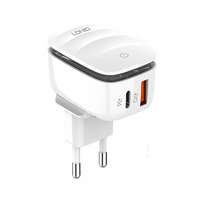LDNIO LDNIO A2425C USB, USB-C with lamp Wall charger + microUSB Cable