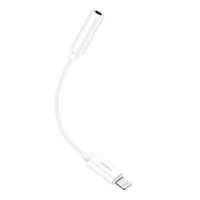 Foneng Audio cable 3.5mm jack to iPhone Foneng BM20 (white)