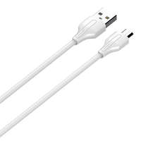 LDNIO USB to Micro USB cable LDNIO LS540, 2.4A, 0.2m (white)