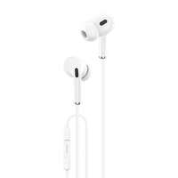 Foneng In-ear headphones, wired Foneng T33, mini jack 3.5mm, microphone (white)