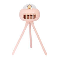 Remax Remax UFO Stroller portable fan with 1200 mAh battery (pink)