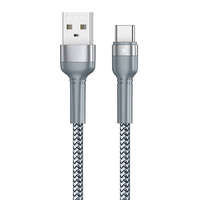 Remax Cable USB-C Remax Jany Alloy, 1m, 2.4A (silver)